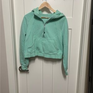 Scuba Oversized Half Zip Hoodie